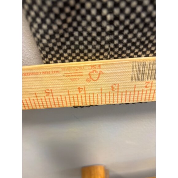 Charter Club Petite Size 10P Black & White Checkered Wool Blend Jacket - Picture 7 of 10